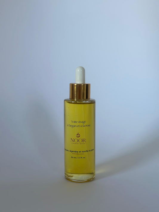 Soin visage à l’argan et à la rose