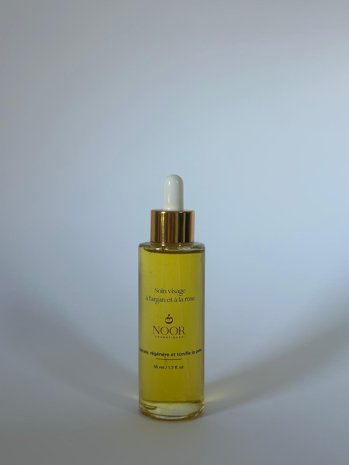 Soin visage à l’argan et à la rose