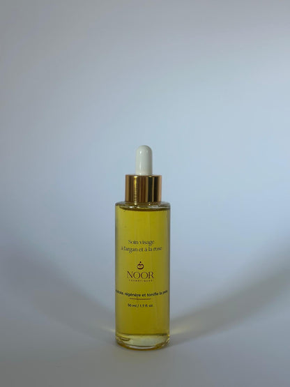 Soin visage à l’argan et à la rose